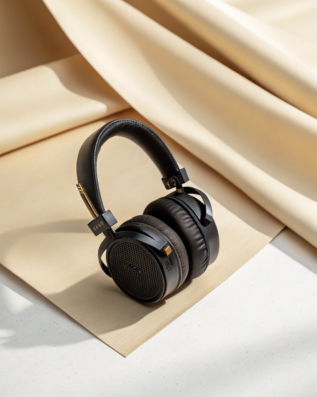 Single in-ear monitor with a detachable MMCX cable and three ear tip sizes shown alongside